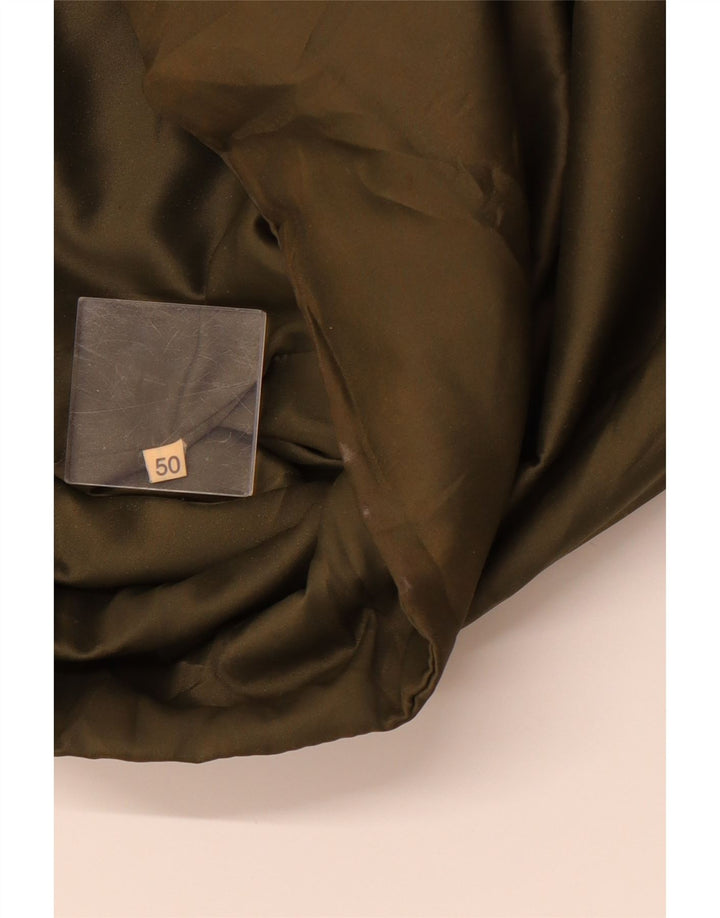 VINTAGE Mens Utility Gilet IT 50 Large Brown Colourblock