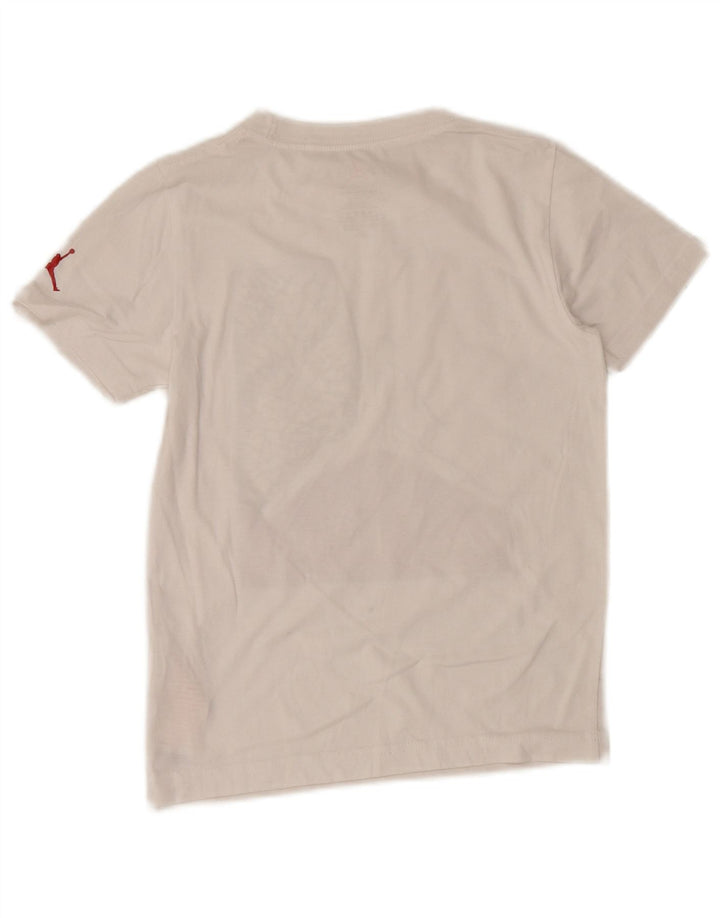 Jordan T-shirt graphique pour garçon 8-9 ans Petit coton blanc