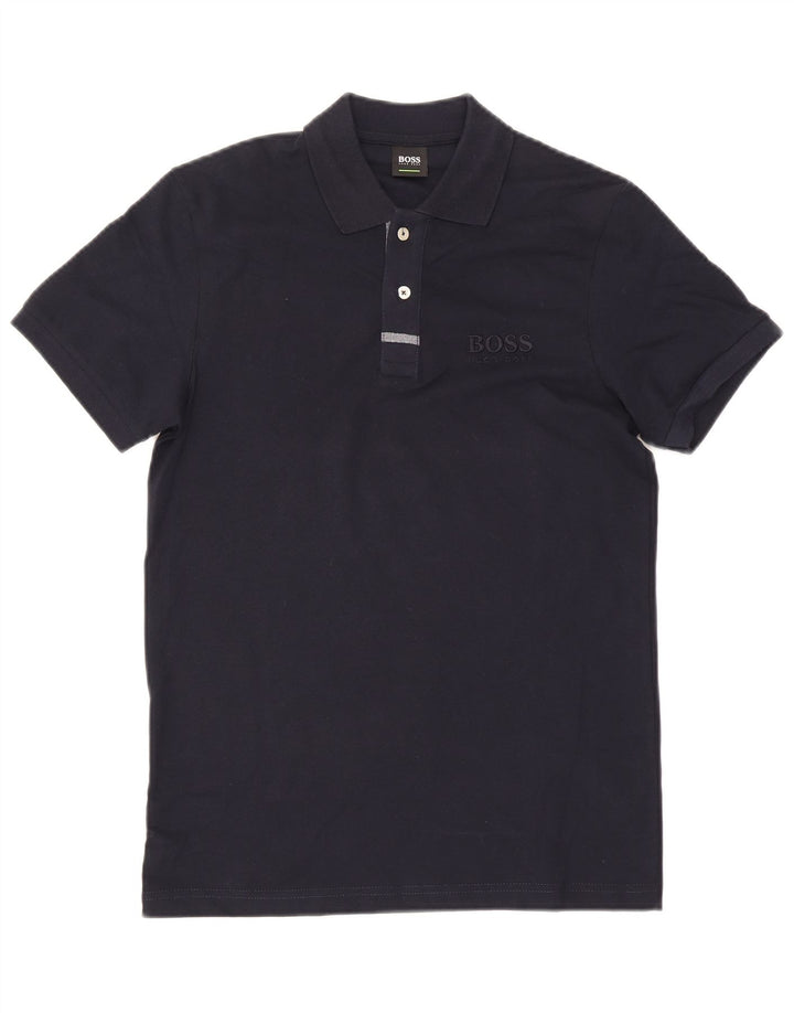 Hugo Boss Polo Homme Bleu Marine Moyen