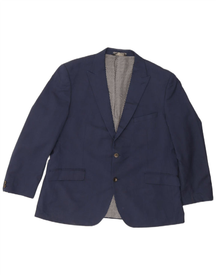 Marks & Spencer Veste blazer sur mesure à 2 boutons pour homme UK 46 3XL Bleu marine