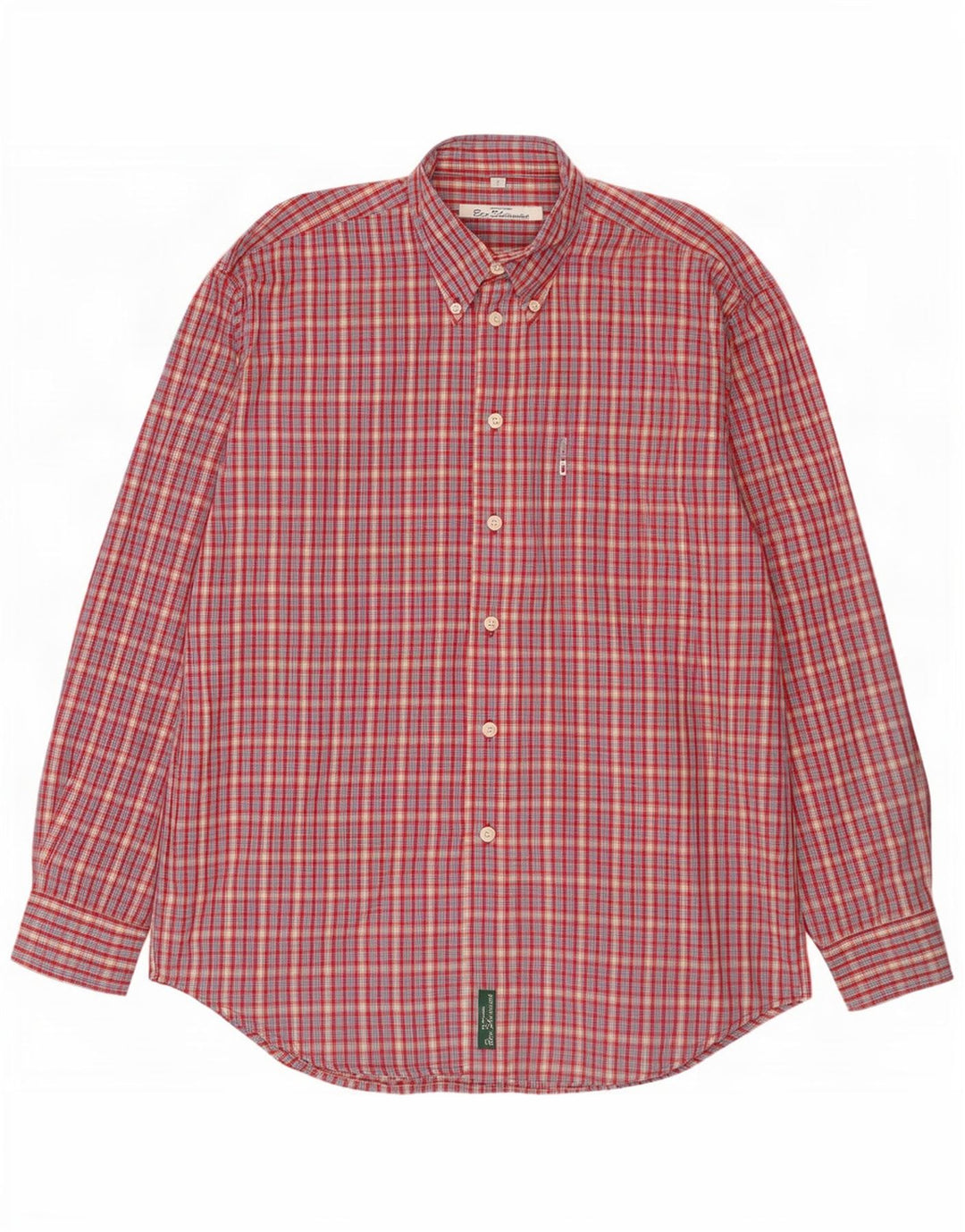 Ben Sherman Chemise Homme Carreaux Rouge Moyen