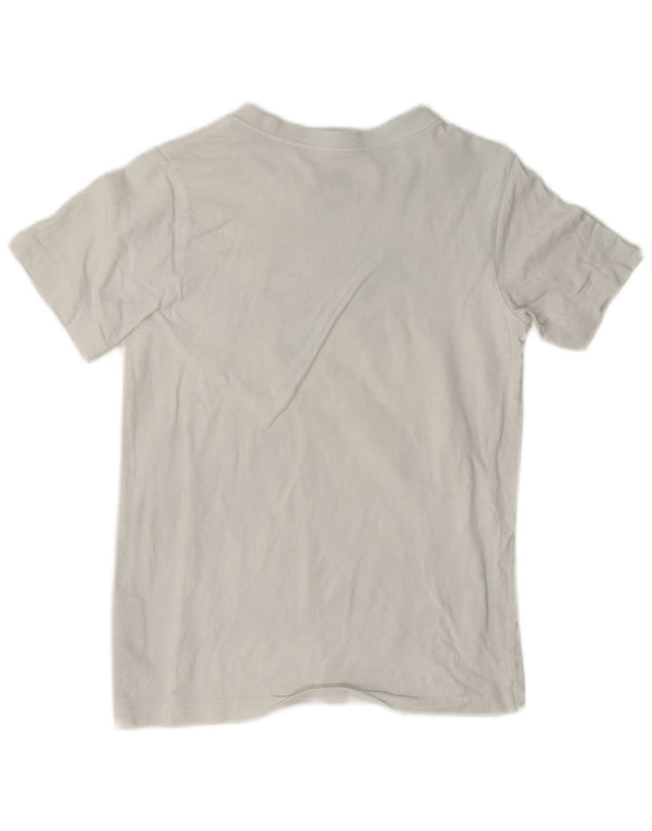 Nike Garçon Graphic T-Shirt Top 10-11 ans Coton Blanc Moyen