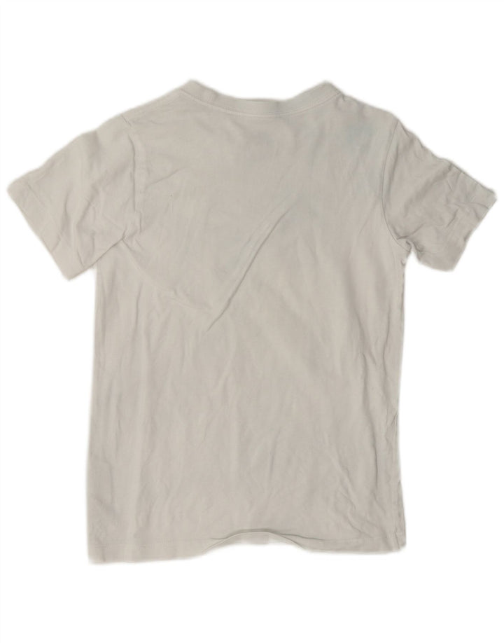 Nike Garçon Graphic T-Shirt Top 10-11 ans Coton Blanc Moyen