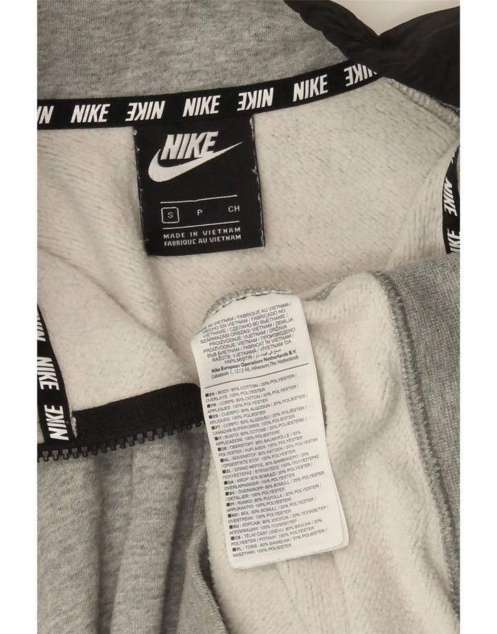 Nike Veste de survêtement pour homme Taille S en coton color block Gris