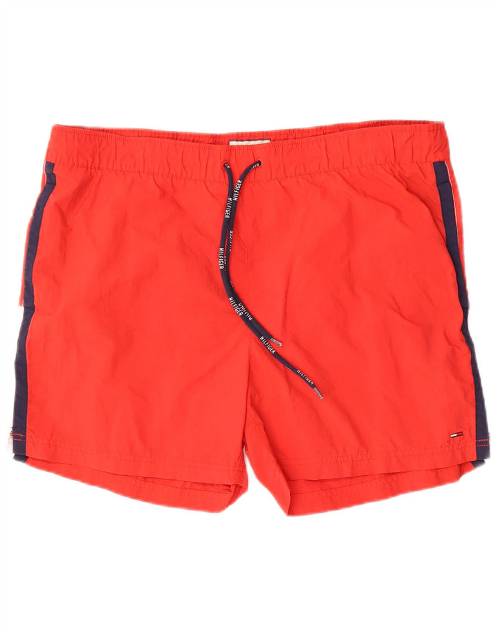 Tommy Hilfiger Short de bain graphique pour homme, grand rouge