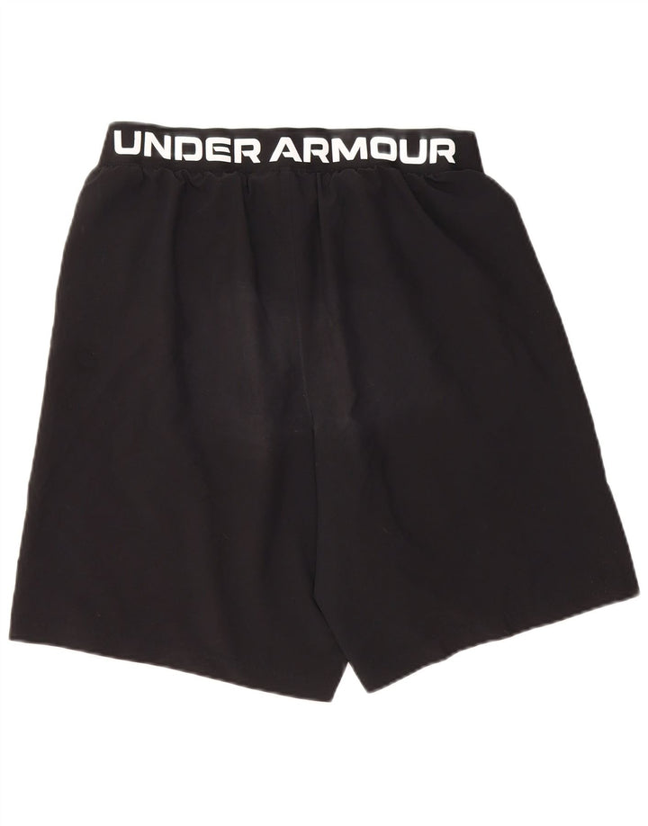 UNDER ARMOUR Short de sport graphique pour homme Large Noir Polyester