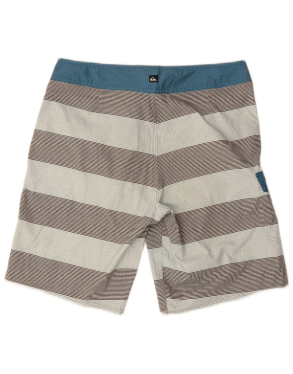 Quiksilver Short de Bain Homme Medium Multicolore Rayé Polyester