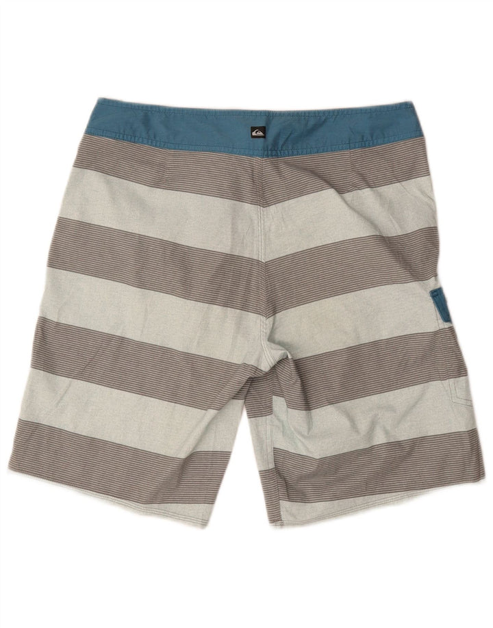 Quiksilver Short de Bain Homme Medium Multicolore Rayé Polyester