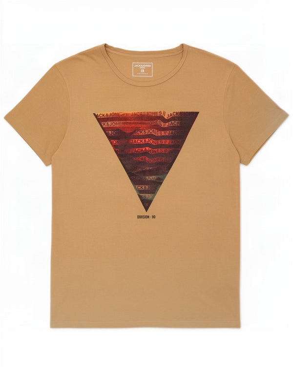 Jack & Jones T-Shirt Graphique Homme XL Beige