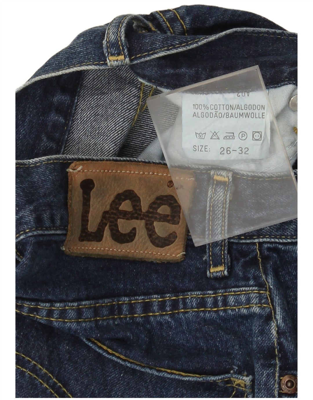 Lee Jean évasé Femme W26 L32 Bleu Coton