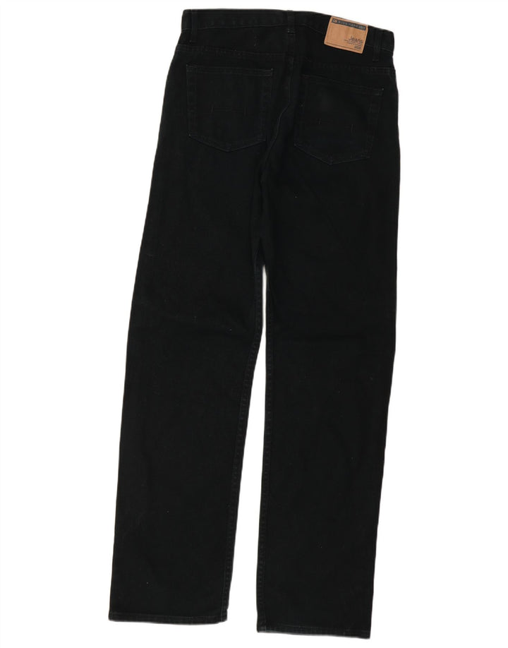 Marks & Spencer Jean droit bleu Harbor homme W32 L33 coton noir