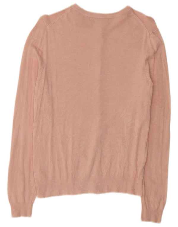 Marks & Spencer Pull Cardigan Femme UK 10 Petite Viscose Rose