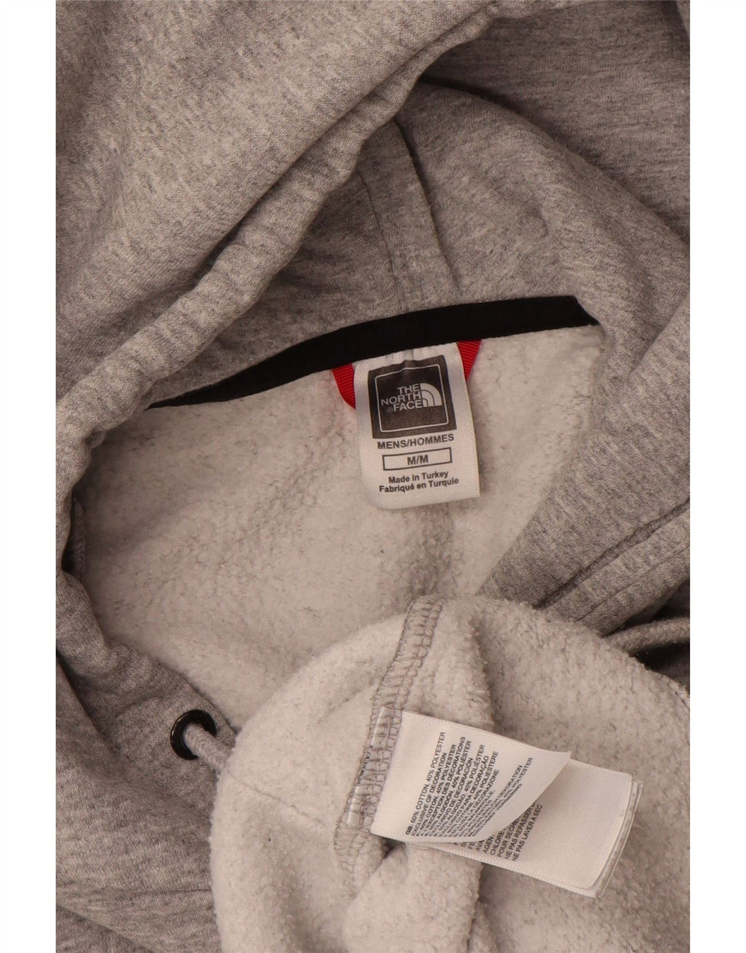 The North Face Pull à capuche pour homme en coton gris moyen