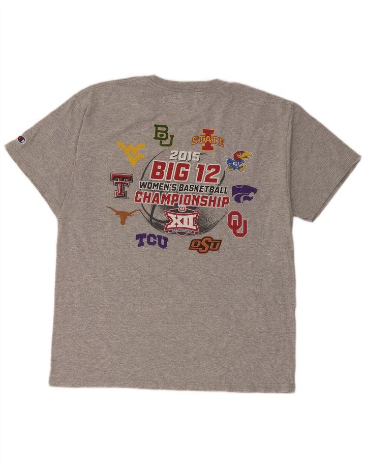 Champion T-Shirt Graphique Homme Grand Gris Coton