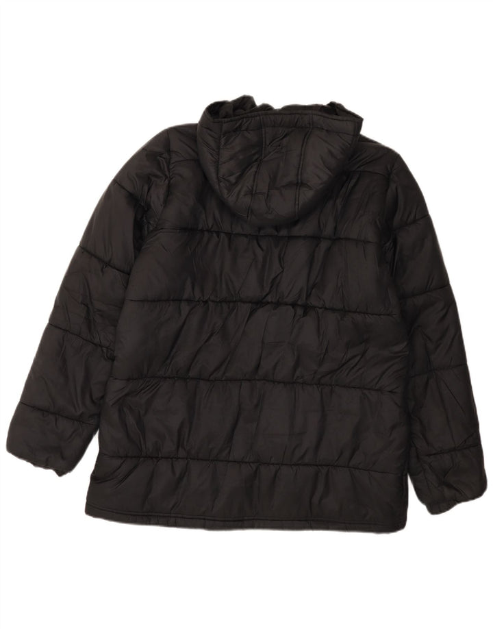Adidas Veste rembourrée à capuche pour femme EU 40 Medium Noir Polyester