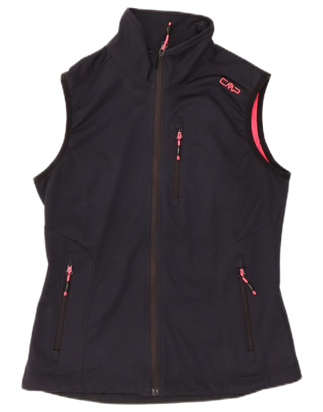 CMP Veste de survêtement sans manches pour femme UK 6 XS Bleu marine Polyester