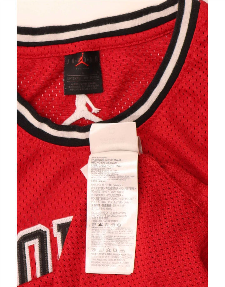 Jordan Débardeur Graphique Garçon 12-13 Ans Grand Rouge Polyester