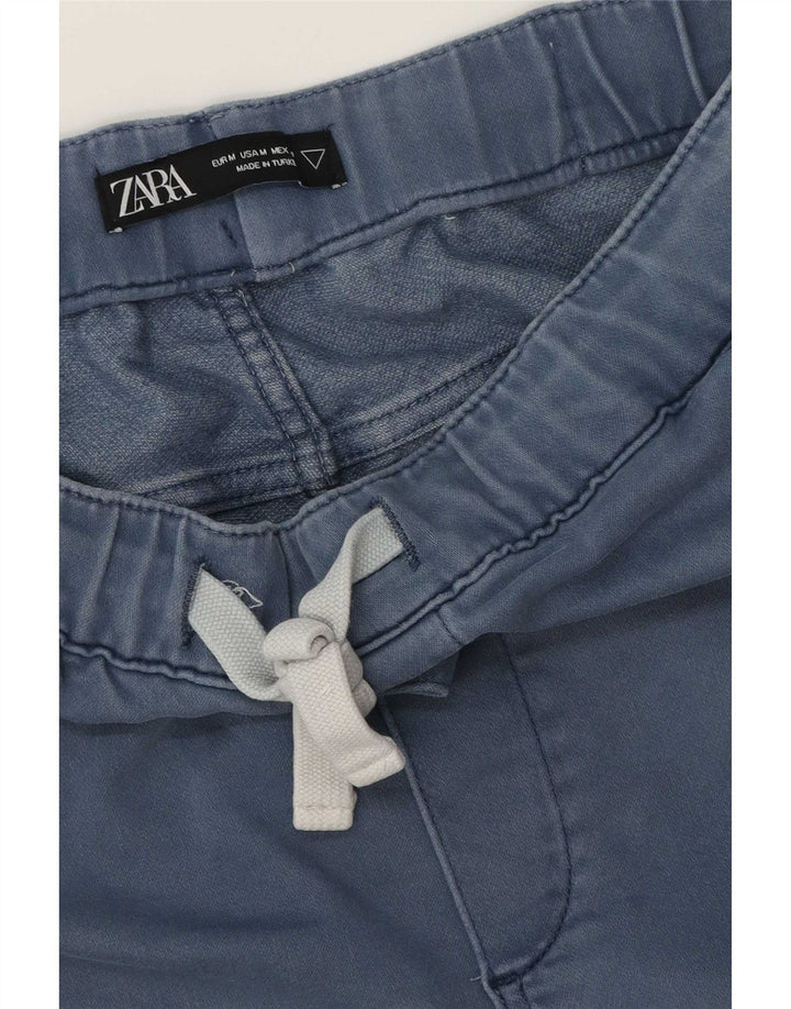 Zara Short Chino Homme Medium W32 Bleu Marine
