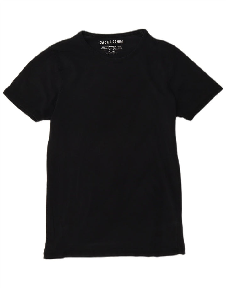 Jack & Jones T-Shirt Homme Bleu Marine Moyen Coton