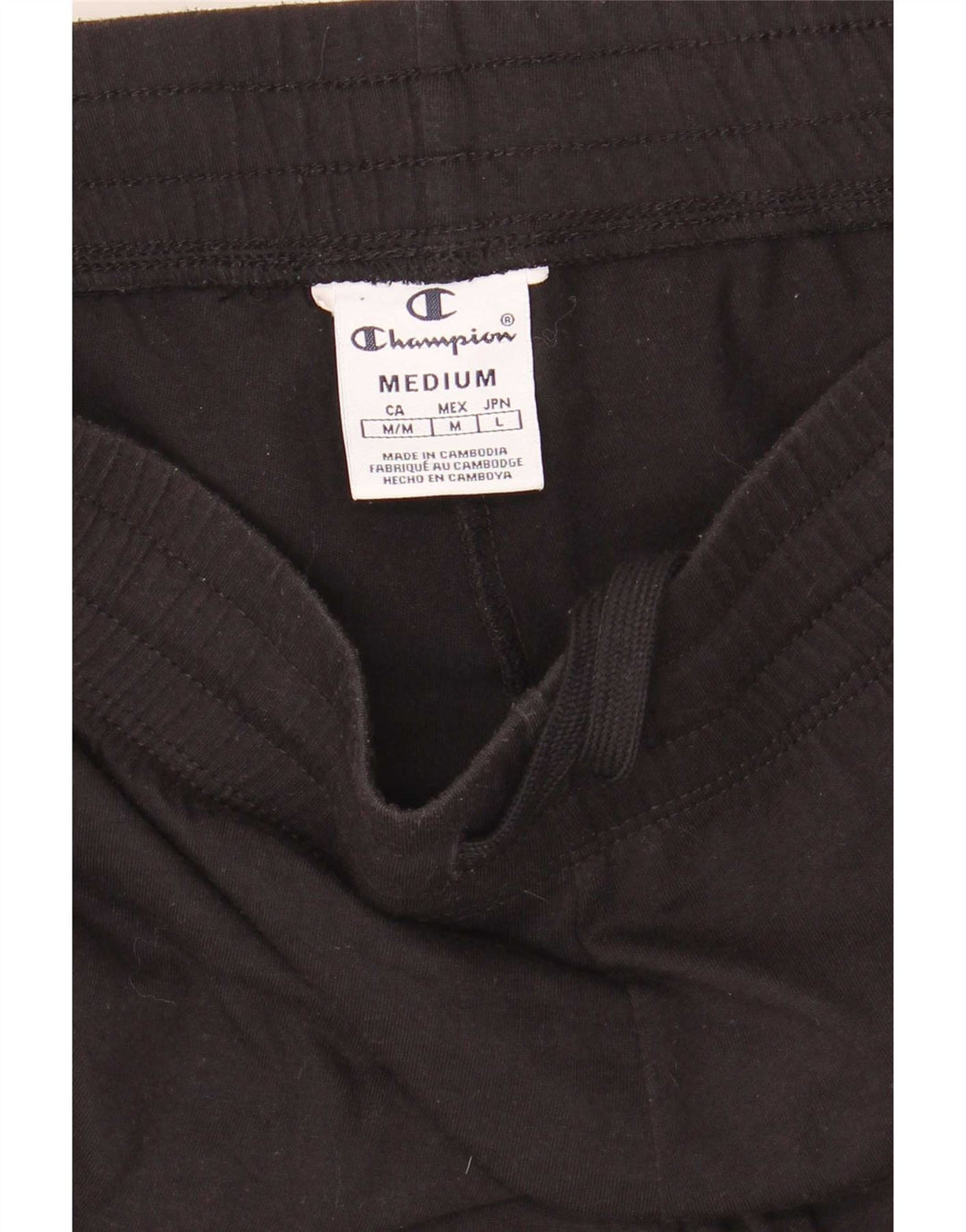 Champion Short de sport graphique pour femme UK 12 Noir moyen