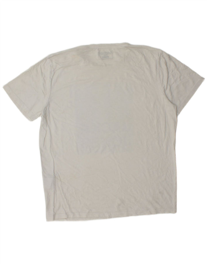 JACK & JONES T-Shirt Graphique Coupe Regular Homme XL Blanc Coton