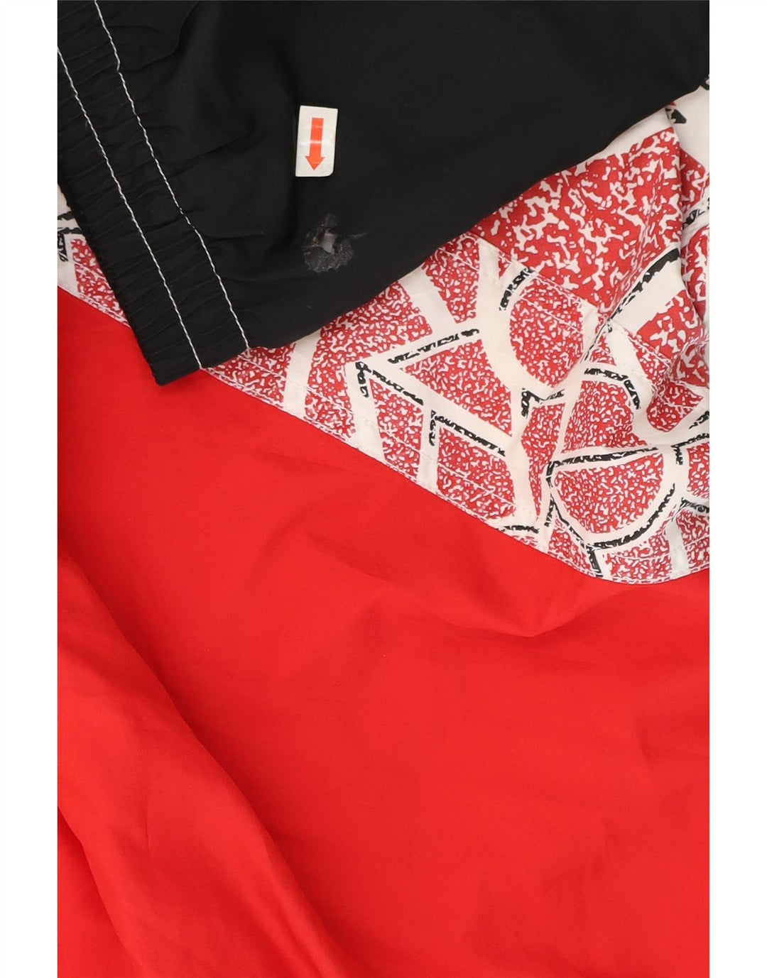 Ellesse Veste de survêtement pour homme 2XL Rouge Colorblock Polyester