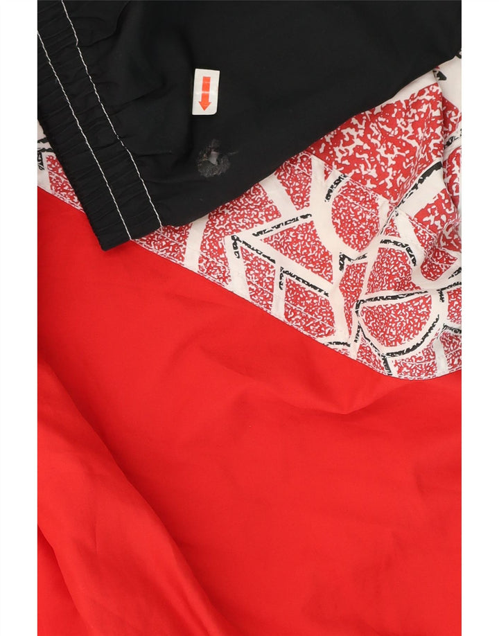 Ellesse Veste de survêtement pour homme 2XL Rouge Colorblock Polyester