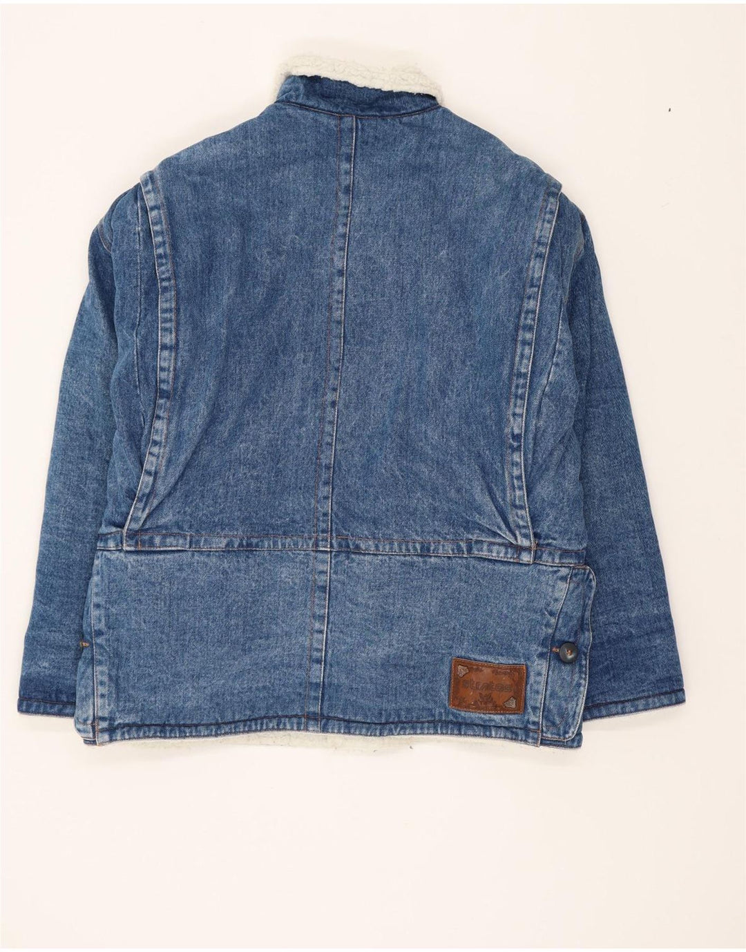 Stratos Veste en jean Sherpa pour homme UK 38 Bleu moyen Coton Rétro