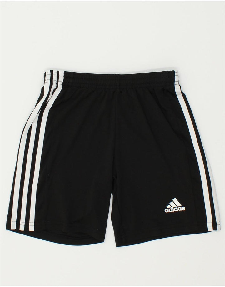 ADIDAS Boys Sport Shorts 9-10 Years Black | Vintage Adidas | Thrift | Second-Hand Adidas | Used Clothing | Messina Hembry 