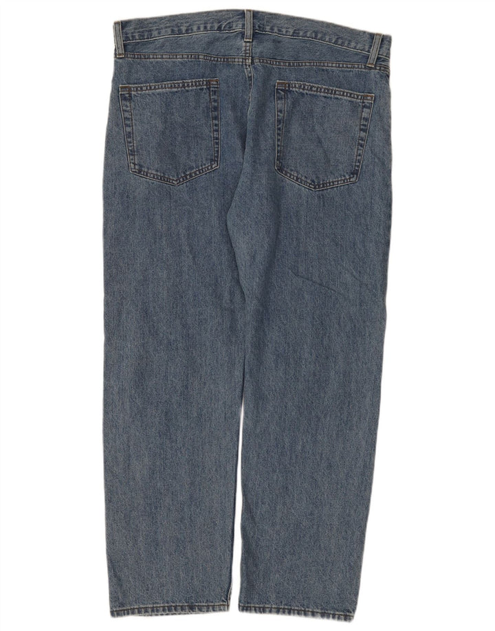 Marks & Spencer Jean droit homme W38 L29 bleu coton