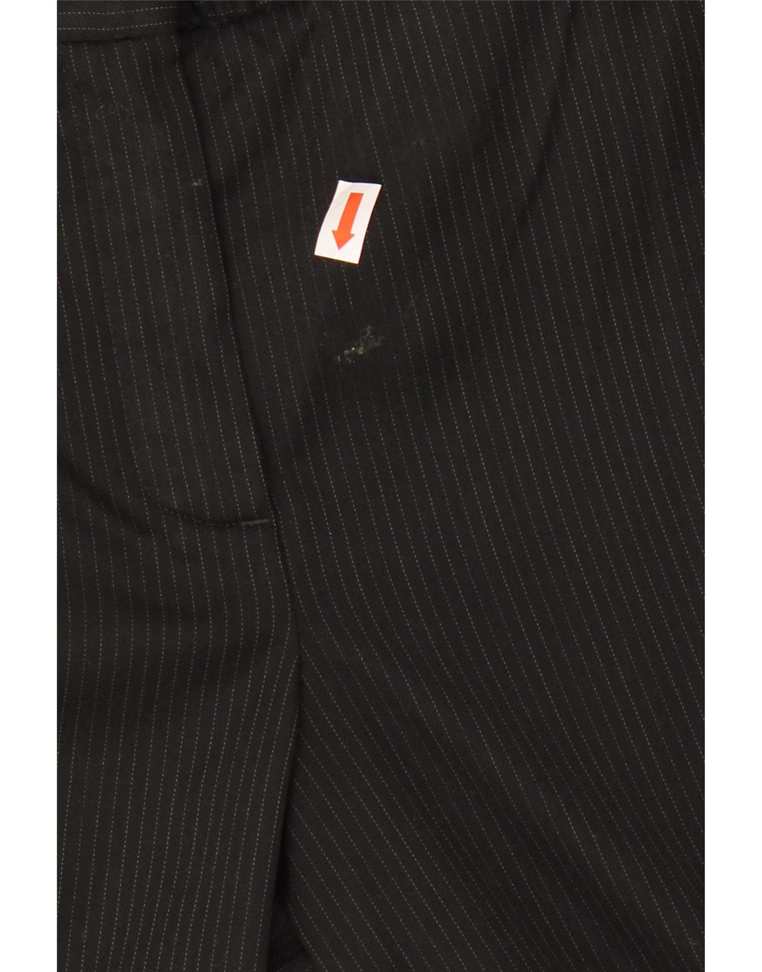 MASSIMO DUTTI Womens Chino Trousers EU 40 Medium W30 L30 Black Pinstripe