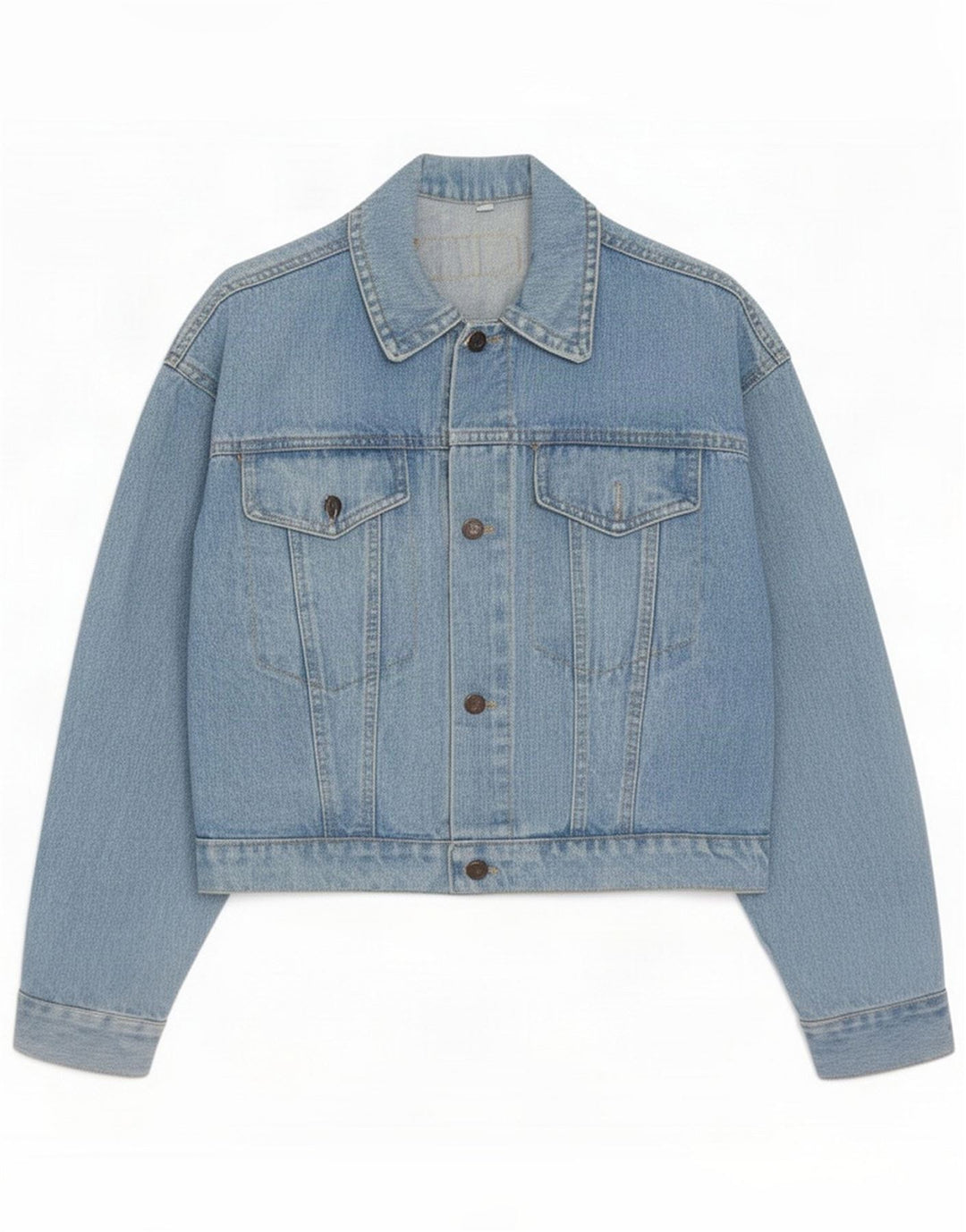 Eve Veste en jean surdimensionnée pour femme US 1 XS Bleu