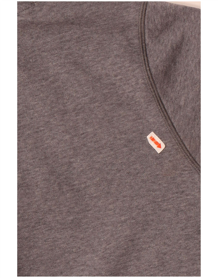 Under Armour Pull à capuche graphique pour homme, grand, gris moucheté