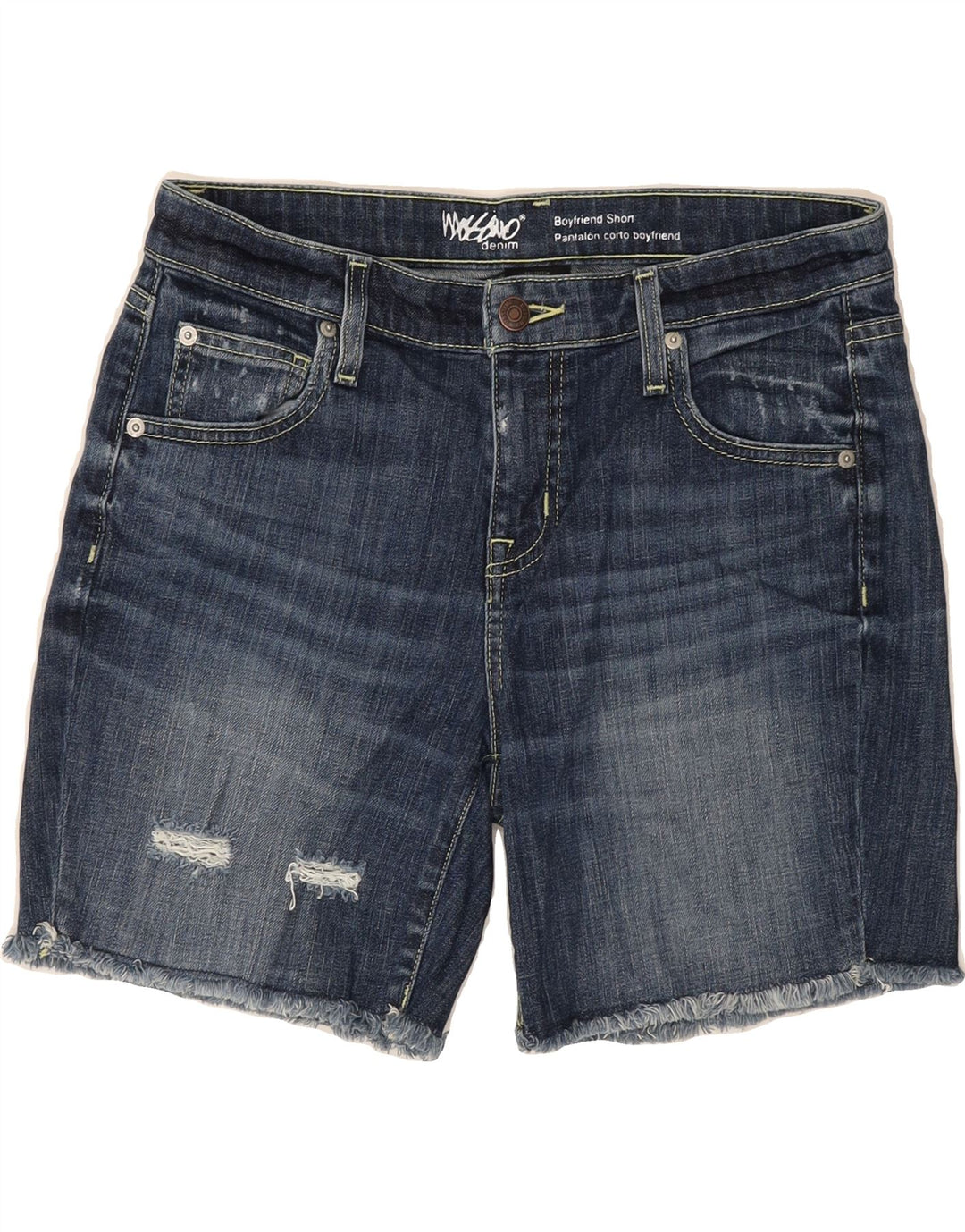 MOSSIMO Womens Boyfriend Short Denim Shorts US 6 Medium W28 Blue Vintage Mossimo and Second-Hand Mossimo from Messina Hembry 