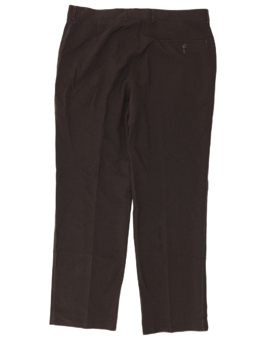 Marks & Spencer Pantalon Chino Droit Homme W36 L31 Gris Polyester