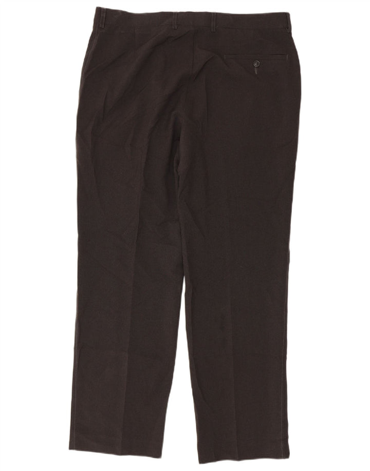 Marks & Spencer Pantalon Chino Droit Homme W36 L31 Gris Polyester