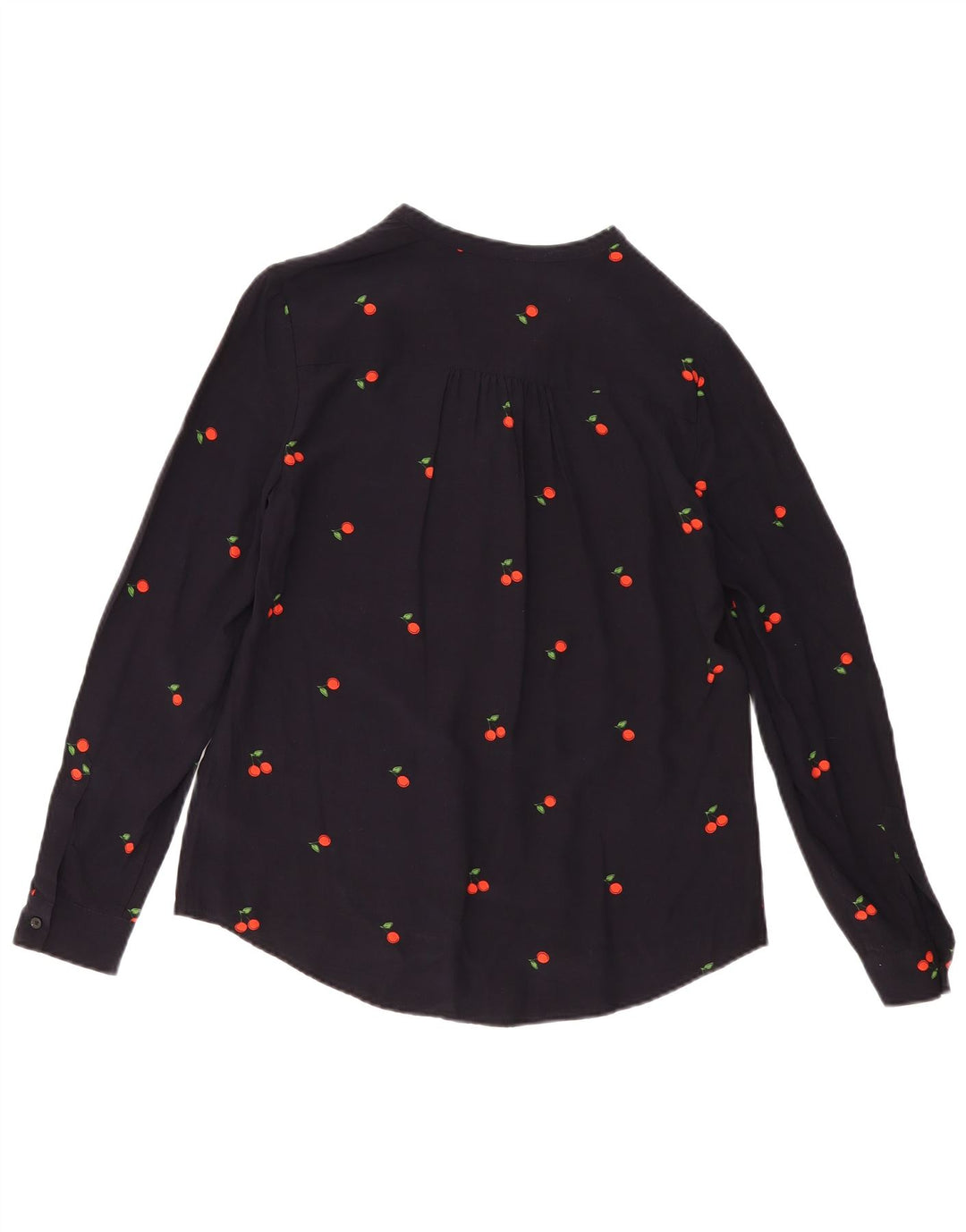 HOBBS Chemisier surdimensionné à manches longues pour femme UK 10 Petit motif floral noir