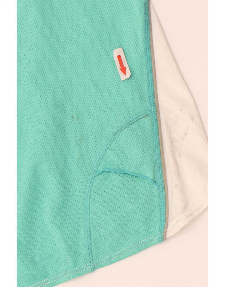 Nike Womens Crop Vest Top UK 8 Small Blanc Colorblock