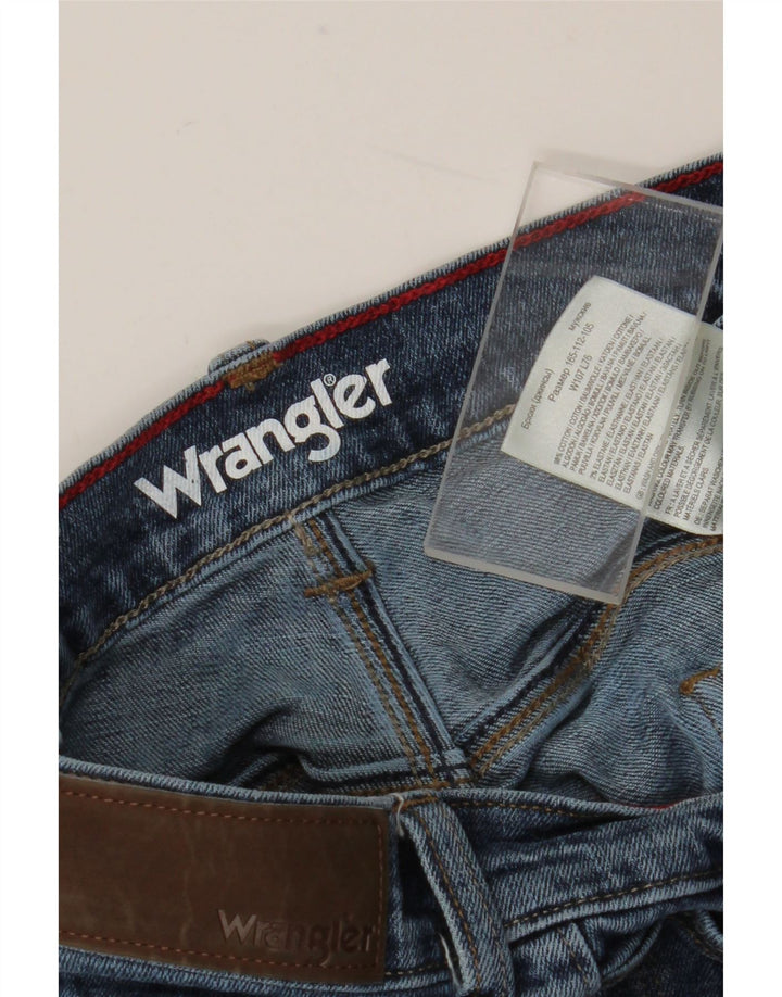 Wrangler Jean droit coupe droite W42 L30 pour homme en coton bleu