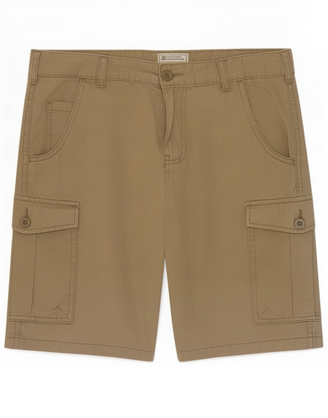 Mountain Warehouse Short Cargo Homme Moyen W30 Kaki Coton