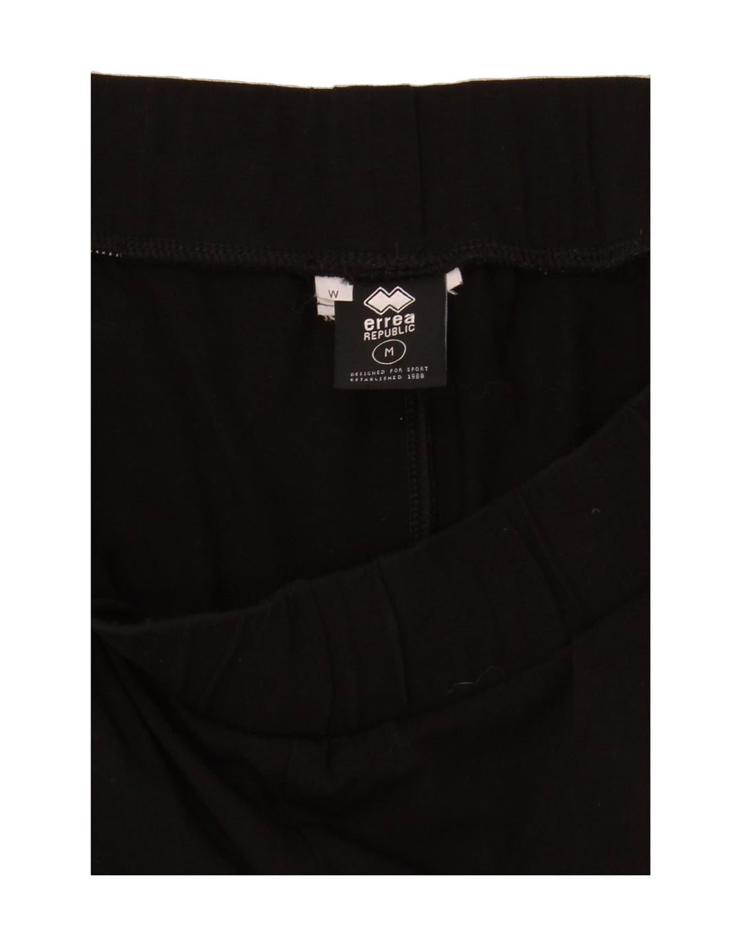 ERREA Womens Leggings UK 14 Medium Black Vintage Errea and Second-Hand Errea from Messina Hembry 