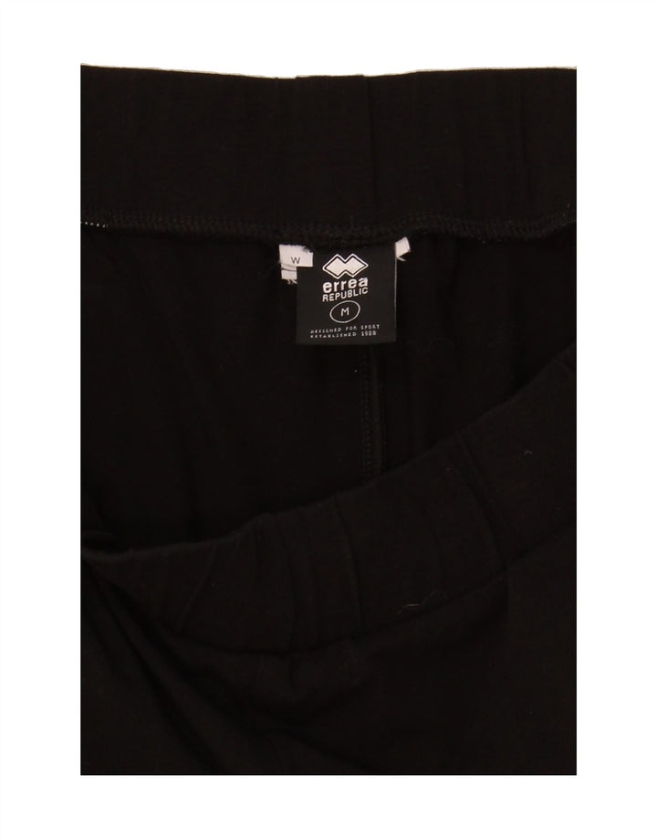 ERREA Womens Leggings UK 14 Medium Black Vintage Errea and Second-Hand Errea from Messina Hembry 