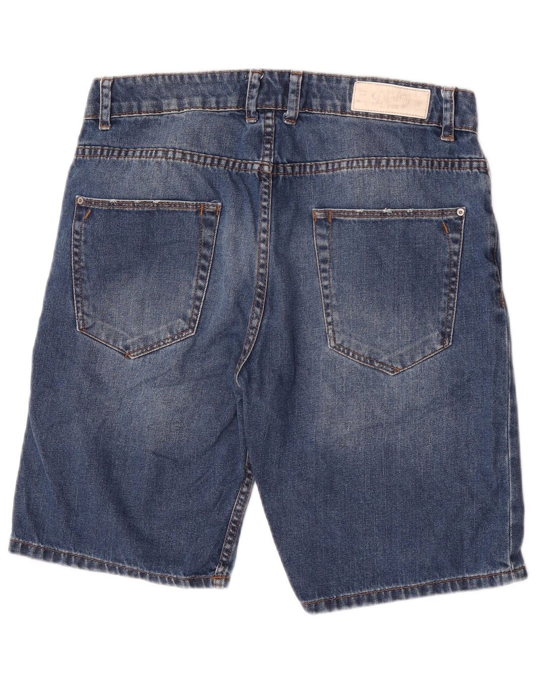 Zara Short en jean pour homme EU 42 Large W32 Bleu Coton