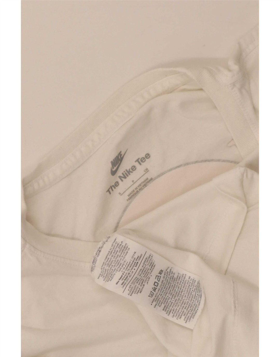 Nike Haut graphique à manches longues pour homme Petit coton blanc