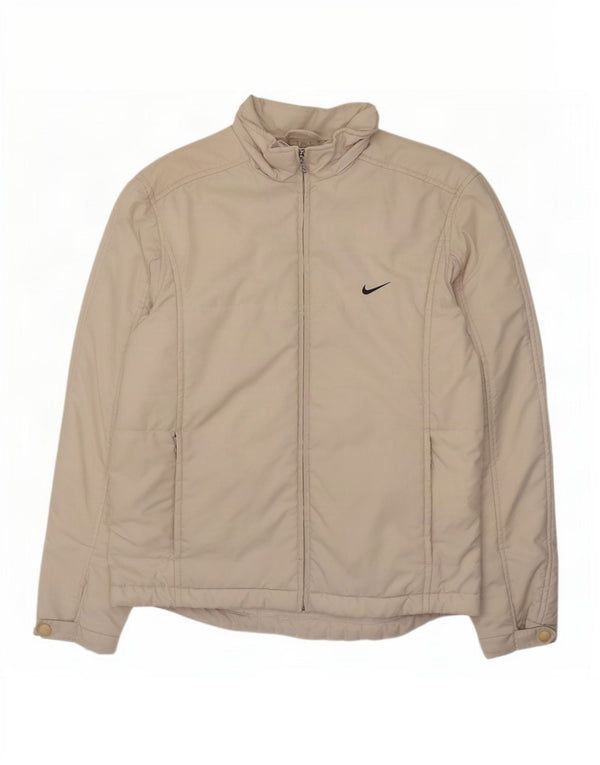 Nike Veste matelassée surdimensionnée pour femme US 4/6 Petit polyester beige
