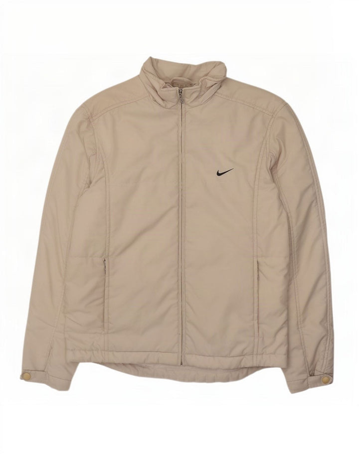 Nike Veste matelassée surdimensionnée pour femme US 4/6 Petit polyester beige