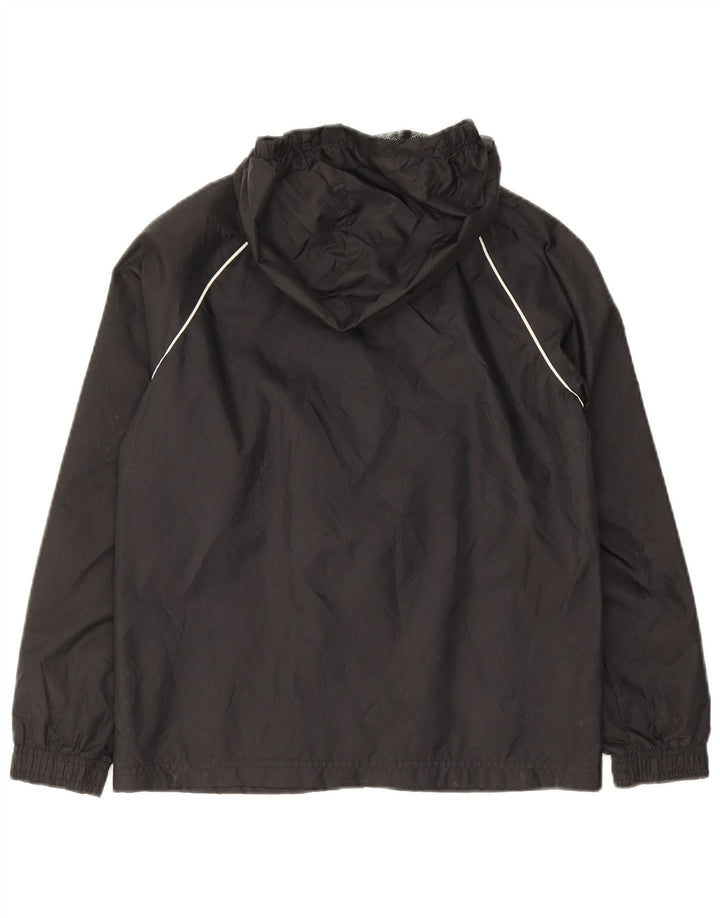 Adidas Veste de Pluie à Capuche Garçon 9-10 Ans Nylon Noir