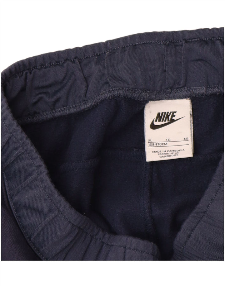 NIKE Pantalon de survêtement pour garçon 13-14 ans XL Bleu marine Colourblock