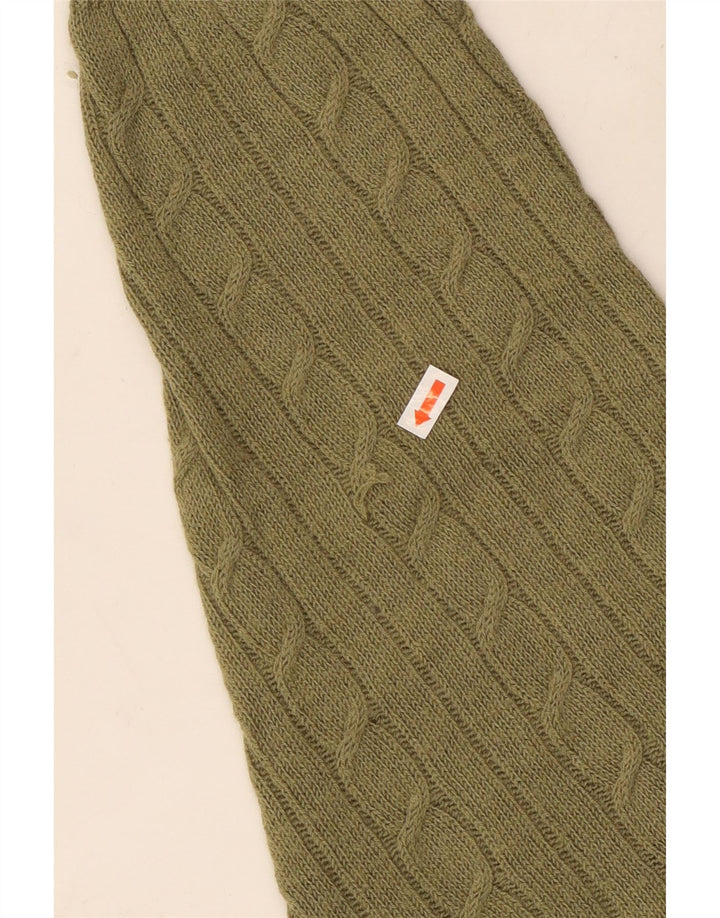 VINTAGE Pull col V homme grand kaki