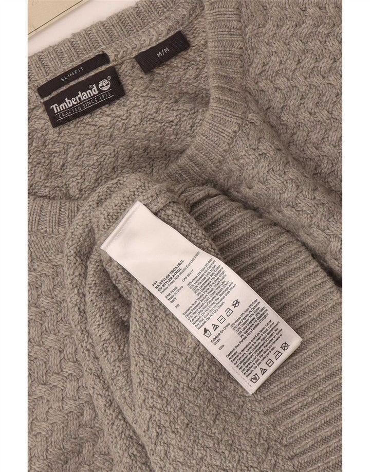 Timberland Pull Slim Fit Boat Neck Homme Gris Moyen Viscose